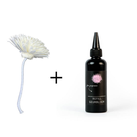 Refill geurbloem (vloeistof + nieuwe bloem)